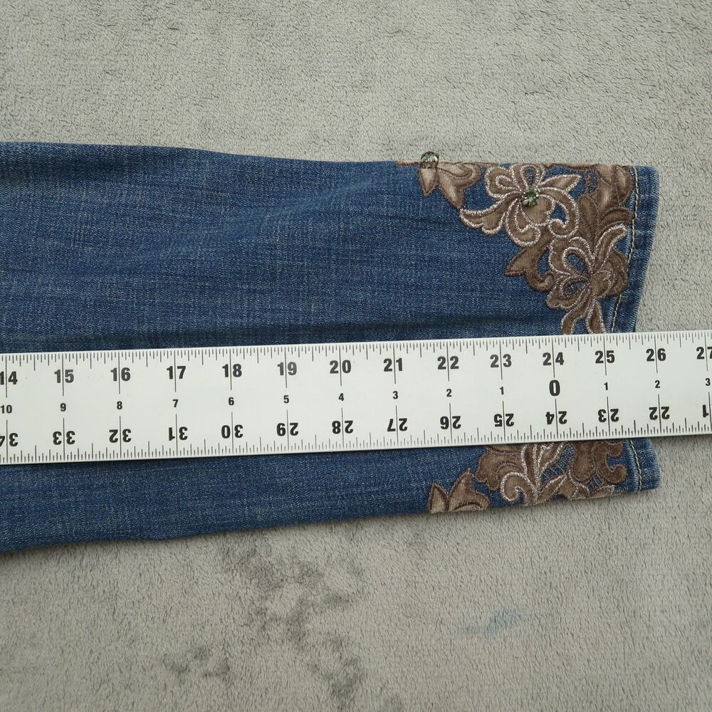 Chico's Pull On Jeans Women's Size 2R US-12R High-Rise Jegging Ankle 26" Inseam - Picture 4 of 15